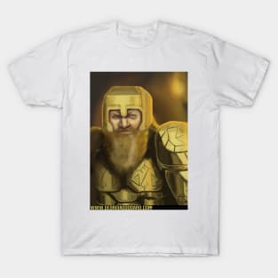 Warrior Dwarf Digital Painting T-Shirt